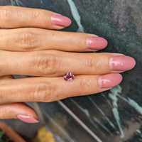1.00 Ct. Reddish Pink Sapphire from Ceylon (Sri Lanka) Life Style