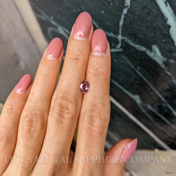 1.00 Ct. Reddish Pink Sapphire from Ceylon (Sri Lanka)