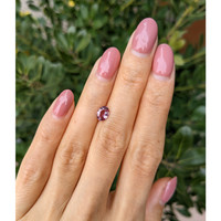 1.00 Ct. Reddish Pink Sapphire from Ceylon (Sri Lanka) Life Style