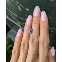 1.67 Ct. Purple Sapphire from Ceylon (Sri Lanka) Life Style