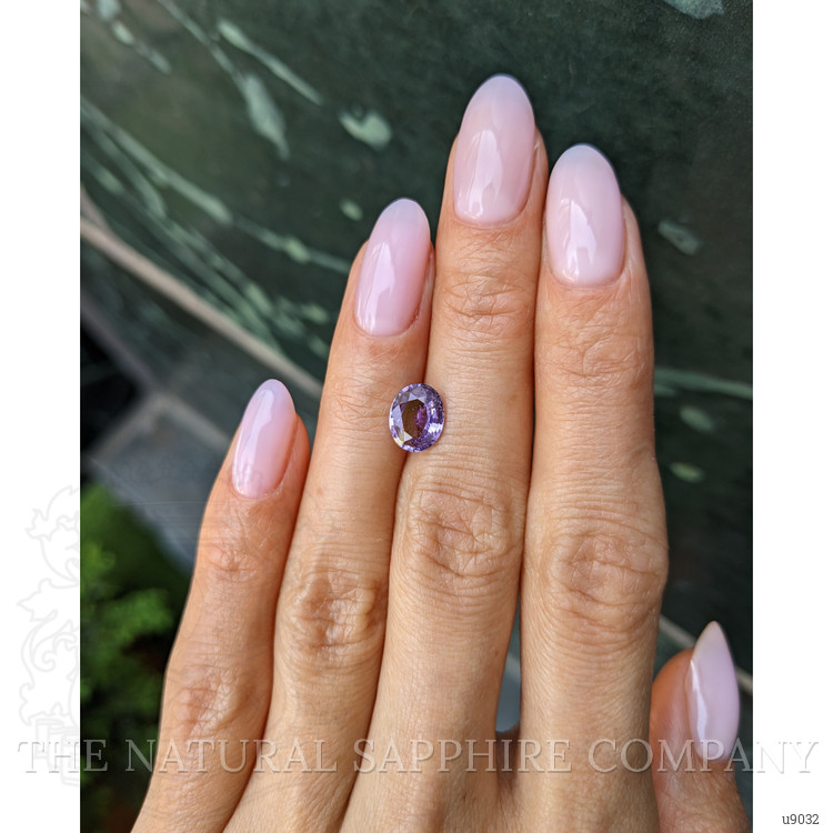 1.67 Ct. Purple Sapphire from Ceylon (Sri Lanka)
