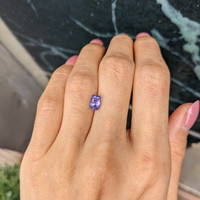 1.60 Ct. Purple Sapphire from Ceylon (Sri Lanka) Life Style