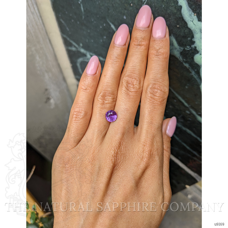 3.01 Ct. Purple Sapphire from Ceylon (Sri Lanka)