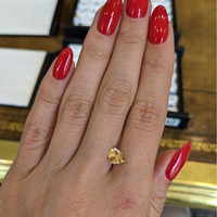 1.45 Ct. Peach Sapphire from Ceylon (Sri Lanka) Life Style