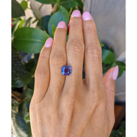 3.18 Ct. Purple Sapphire from Ceylon (Sri Lanka) Life Style