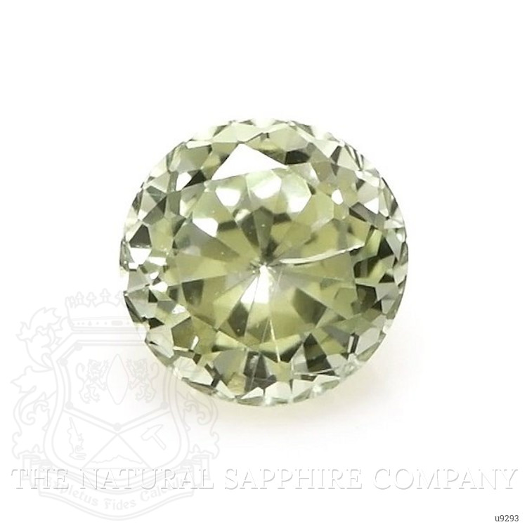 0.76 Ct. Greenish Yellow Sapphire from Ceylon (Sri Lanka)