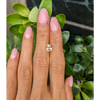 2.09 Ct. Orangish Yellow Sapphire from Ceylon (Sri Lanka) Life Style