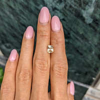 2.09 Ct. Orangish Yellow Sapphire from Ceylon (Sri Lanka) Life Style
