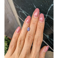 1.25 Ct. Violet Sapphire from Ceylon (Sri Lanka) Life Style