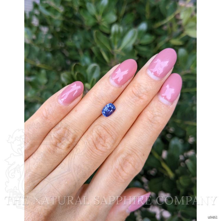 1.30 Ct. Bluish Purple Sapphire from Ceylon (Sri Lanka)