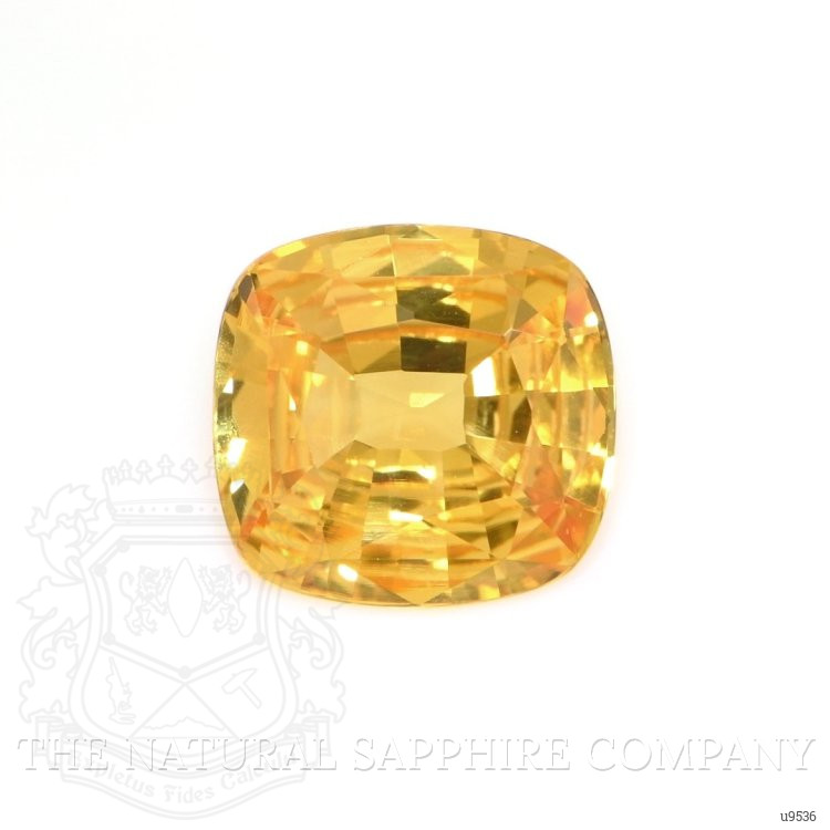 3.25 Ct. Orangish Yellow Sapphire from Ceylon (Sri Lanka)