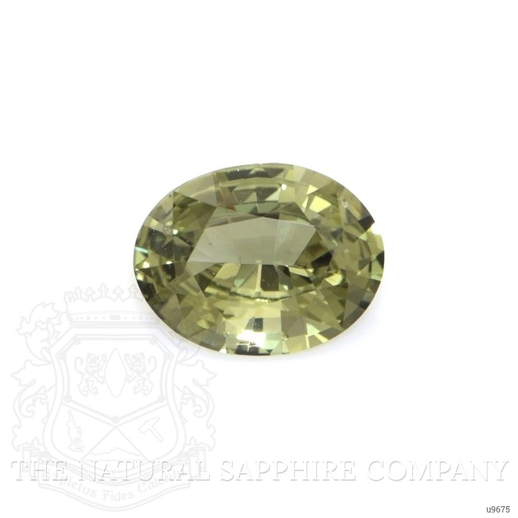 1.81 Ct. Yellowish Green Sapphire from Ceylon (Sri Lanka)