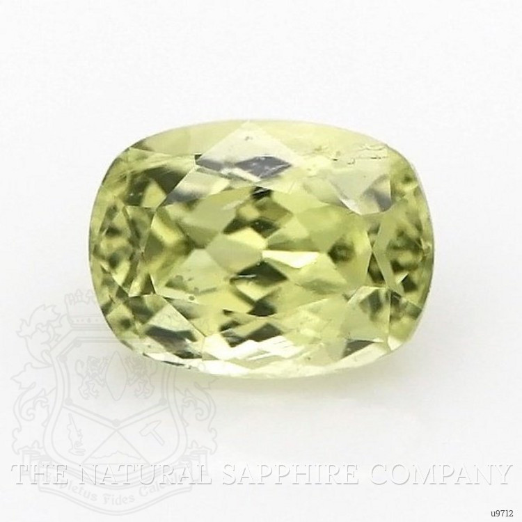 0.76 Ct. Greenish Yellow Sapphire from Montana