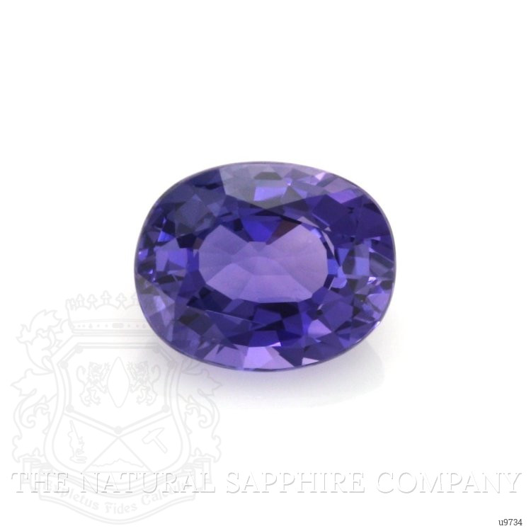 2.90 Ct. Purplish Blue Sapphire from Ceylon (Sri Lanka)