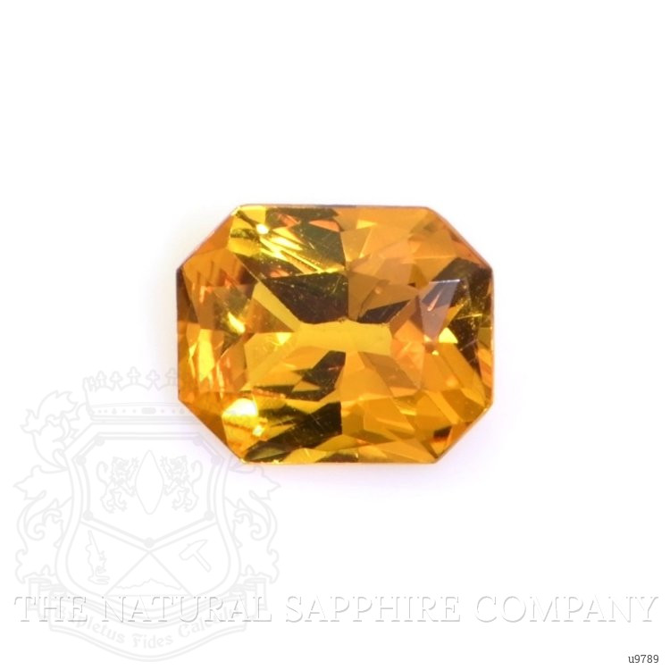 0.98 Ct. Orange Sapphire from Ceylon (Sri Lanka)