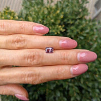 1.32 Ct. Pinkish Purple Sapphire from Ceylon (Sri Lanka) Life Style