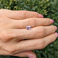 1.05 Ct. Pinkish Purple Sapphire from Ceylon (Sri Lanka) Life Style