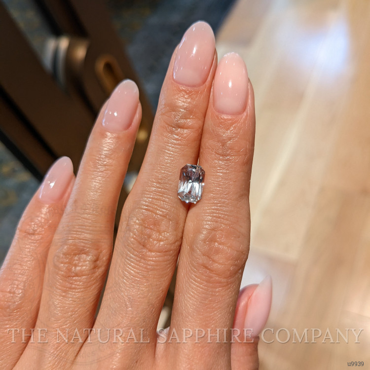 3.16 Ct. White Sapphire from Ceylon (Sri Lanka)