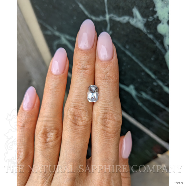 3.16 Ct. White Sapphire from Ceylon (Sri Lanka)