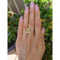 11.50 Ct. Yellow Sapphire from Ceylon (Sri Lanka) Life Style