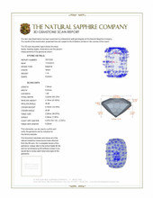 1.10 Ct. Yellow Sapphire and Natural Diamond Pave Ring, 14K White & Yellow 3 D Scan Report