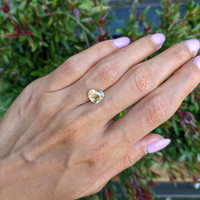 2.77 Ct. Yellow Sapphire from Ceylon (Sri Lanka) Life Style