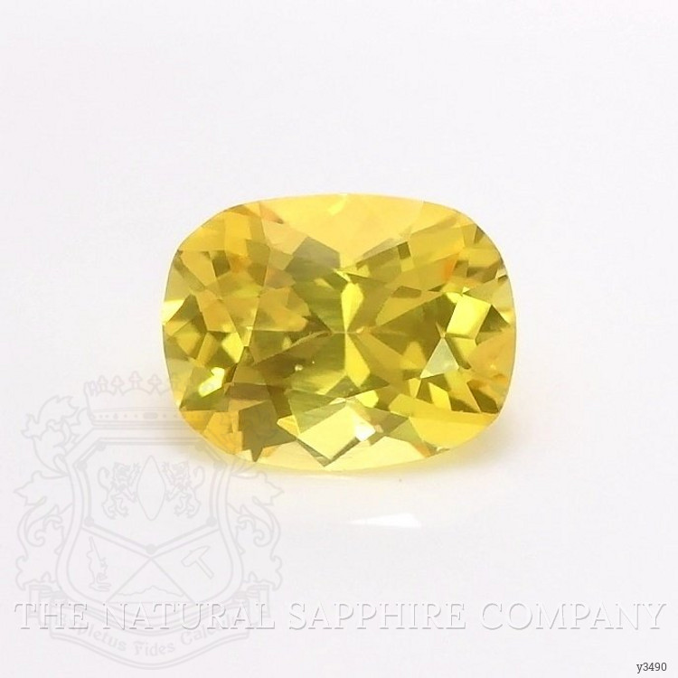 0.63 Ct. Yellow Sapphire from Ceylon (Sri Lanka)