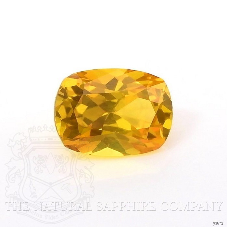 0.72 Ct. Orange Sapphire from Ceylon (Sri Lanka)