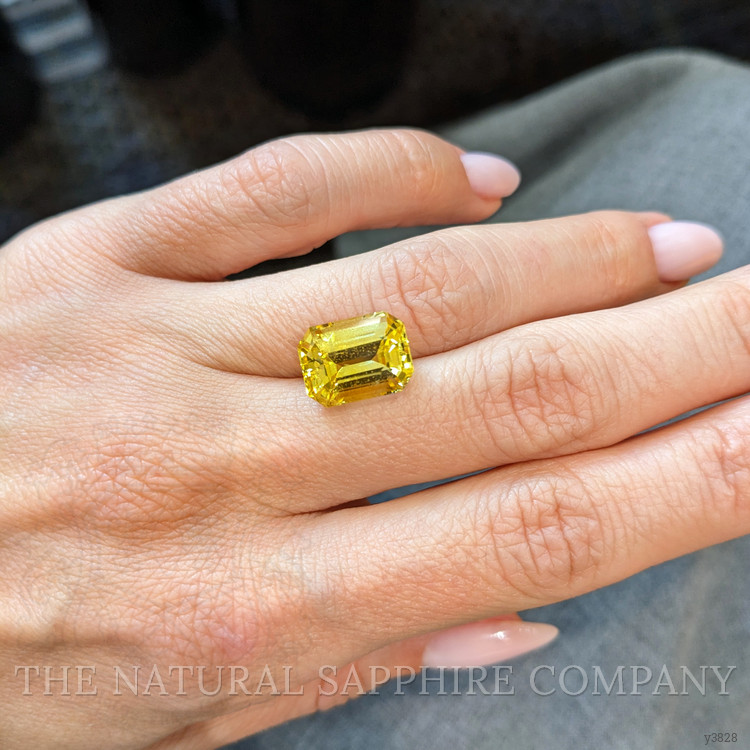8.06 Ct. Yellow Sapphire from Ceylon (Sri Lanka)