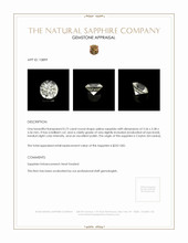 0.72 Ct. Yellow Sapphire from Ceylon (Sri Lanka) Appraisal