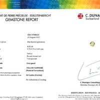 4.31 Ct. Sapphire from Ceylon (Sri Lanka) Scan Report