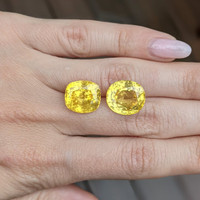 9.71 Ct. Sapphire from Ceylon (Sri Lanka) Life Style