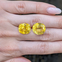 9.71 Ct. Sapphire from Ceylon (Sri Lanka) Life Style
