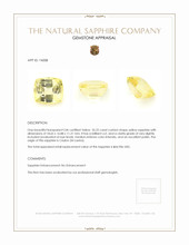 35.22 Ct. Yellow Sapphire from Ceylon (Sri Lanka) Appraisal