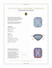 10.39 Ct. Yellow Sapphire from Ceylon (Sri Lanka) 3 D Scan Report