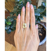16.34 Ct. Yellow Sapphire from Ceylon (Sri Lanka) Life Style