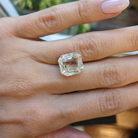 11.02 Ct. Yellow Sapphire from Ceylon (Sri Lanka) Life Style