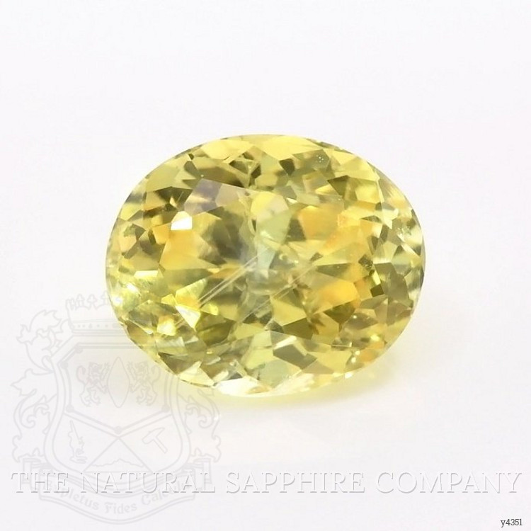0.96 Ct. Yellow Sapphire from Montana