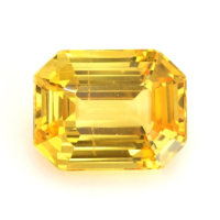 7.62 Ct. Orangish Yellow Sapphire from Ceylon (Sri Lanka) Video