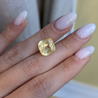 7.69 Ct. Sapphire from Ceylon (Sri Lanka) Life Style