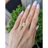 5.04 Ct. Yellow Sapphire from Ceylon (Sri Lanka) Life Style
