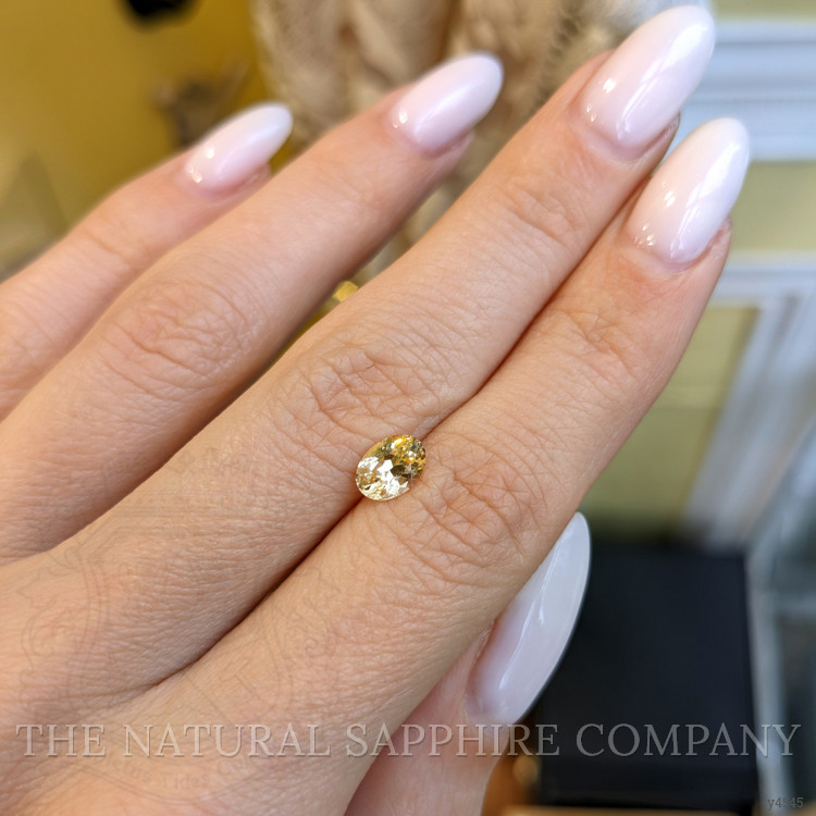 0.99 Ct. Yellow Sapphire from Ceylon (Sri Lanka)
