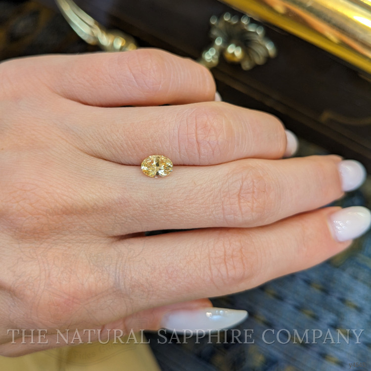 0.99 Ct. Yellow Sapphire from Ceylon (Sri Lanka)