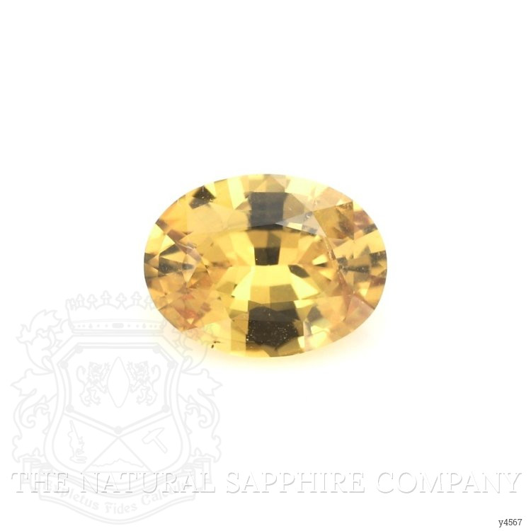 1.30 Ct. Yellowish Orange Sapphire from Ceylon (Sri Lanka)