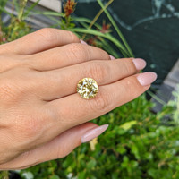 7.50 Ct. Yellow Sapphire from Ceylon (Sri Lanka) Life Style