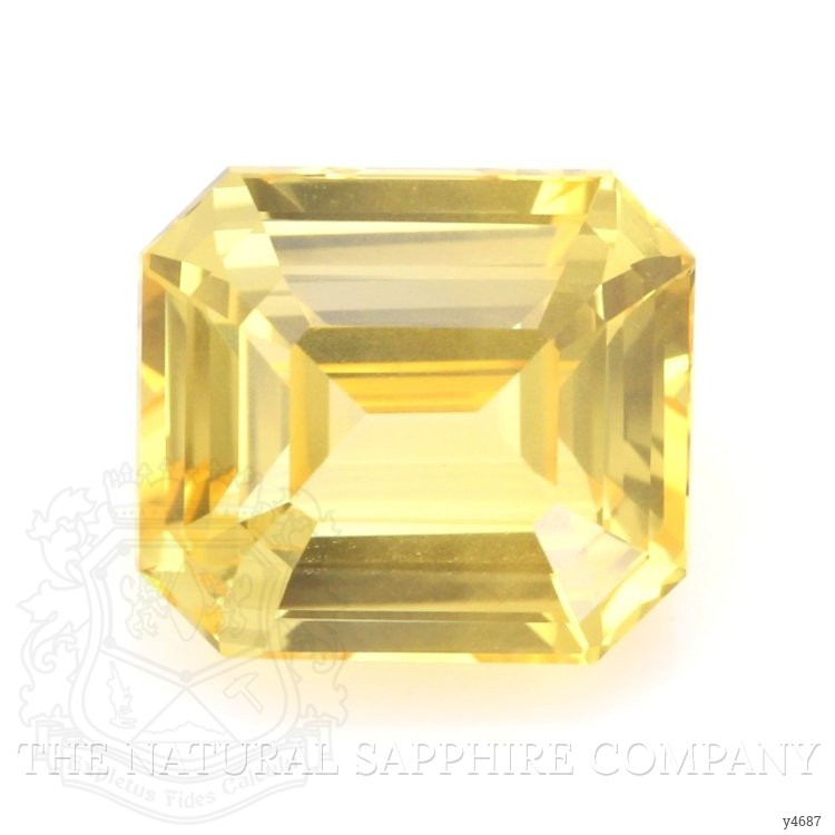 6.10 Ct. Yellow Sapphire from Ceylon (Sri Lanka)