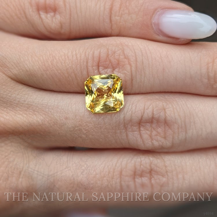 5.08 Ct. Yellow Sapphire from Ceylon (Sri Lanka)
