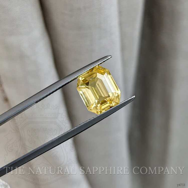 5.10 Ct. Yellow Sapphire from Ceylon (Sri Lanka)