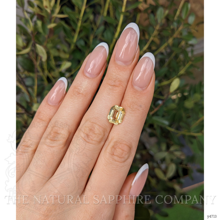 5.10 Ct. Yellow Sapphire from Ceylon (Sri Lanka)