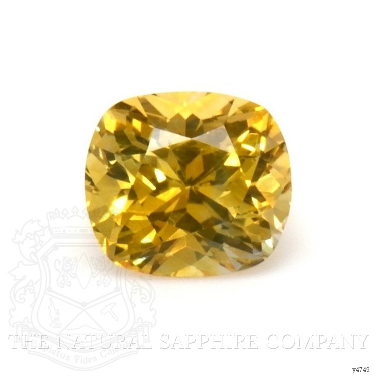0.74 Ct. Yellow Sapphire from Ceylon (Sri Lanka)